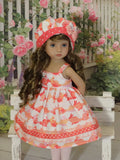 Bunny Hop - dress, hat, tights & shoes for Little Darling Doll