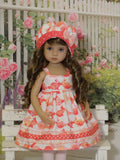 Bunny Hop - dress, hat, tights & shoes for Little Darling Doll