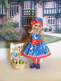 Bunny Meadow - dress, hat, tights & shoes for Little Darling Doll