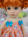 Bunny Tale - dress & sandals for Little Darling Doll or 33cm BJD