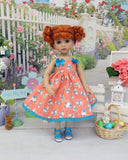 Bunny Tale - dress & sandals for Little Darling Doll or 33cm BJD