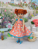 Bunny Tale - dress & sandals for Little Darling Doll or 33cm BJD