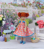 Bunny Tale - dress & sandals for Little Darling Doll or 33cm BJD