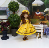 Buster Brown - dress, jacket, hat, socks & shoes for Little Darling Doll or other 33cm BJD