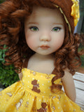 Buster Brown - dress, jacket, hat, socks & shoes for Little Darling Doll or other 33cm BJD
