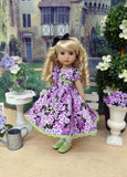 Butterfly Bush - dress, tights & shoes for Little Darling Doll or other 33cm BJD