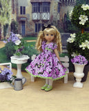 Butterfly Bush - dress, tights & shoes for Little Darling Doll or other 33cm BJD