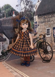 Canterbury Plaid - dress, tights & shoes for Little Darling Doll or 33cm BJD