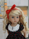 Cherry Pie - dress, tights & shoes for Little Darling Doll