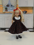 Cherry Pie - dress, tights & shoes for Little Darling Doll