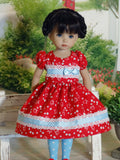 Chicken Little - dress, tights & shoes for Little Darling Doll
