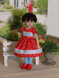 Chicken Little - dress, tights & shoes for Little Darling Doll