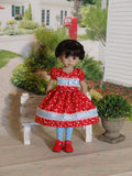 Chicken Little - dress, tights & shoes for Little Darling Doll