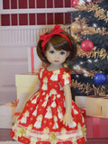 Christmas Angel - dress, tights & shoes for Little Darling Doll or 33cm BJD