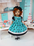Classy Poodle - dress, hat, socks & shoes for Little Darling Doll or 33cm BJD