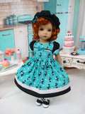 Classy Poodle - dress, hat, socks & shoes for Little Darling Doll or 33cm BJD