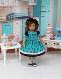 Classy Poodle - dress, hat, socks & shoes for Little Darling Doll or 33cm BJD