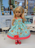 Cocker Spaniel - dress, socks & shoes for Little Darling Doll or 33cm BJD