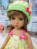 Como Te Llama? - dress, hat, tights & shoes for Little Darling Doll or 33cm BJD