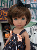 Cosmic Halloween - dress, tights & shoes for Little Darling Doll or 33cm BJD