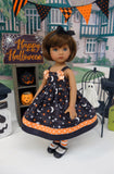 Cosmic Halloween - dress, tights & shoes for Little Darling Doll or 33cm BJD