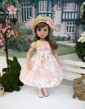 Counting Sheep - dress, hat, tights & shoes for Little Darling Doll or 33cm BJD