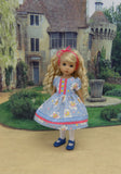 Country Cutie - dress, tights & shoes for Little Darling Doll or 33cm BJD