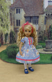 Country Cutie - dress, tights & shoes for Little Darling Doll or 33cm BJD