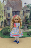 Country Cutie - dress, tights & shoes for Little Darling Doll or 33cm BJD