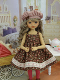 Country Road - dress, jacket, beret, tights & shoes for Little Darling Doll