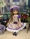County Clare - dress, hat, tights & shoes for Little Darling Doll or 33cm BJD