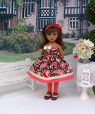Cowgirl Paisley - dress, tights & shoes for Little Darling Doll or 33cm BJD