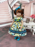 Creekside Meadow - dress, tights & shoes for Little Darling Doll or 33cm BJD