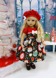 Cup of Cheer - dress, hat, socks & shoes for Little Darling Doll or 33cm BJD