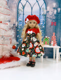Cup of Cheer - dress, hat, socks & shoes for Little Darling Doll or 33cm BJD
