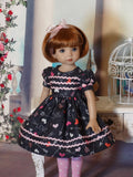Cupid - dress, tights & shoes for Little Darling Doll or 33cm BJD