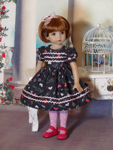 Cupid - dress, tights & shoes for Little Darling Doll or 33cm BJD
