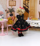 Dainty Darling - dress, tights & shoes for Little Darling Doll or other 33cm BJD