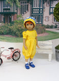 Daisy Dear - jumper, romper, hat, socks & shoes for Little Darling Doll or 33cm BJD