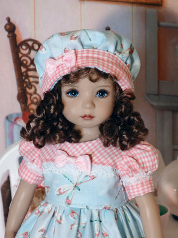 Darling Dragonfly - dress, hat, tights & shoes for Little Darling Doll