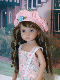 Delicate Garden - dress, jacket, beret, tights & shoes for Little Darling Doll