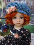 Delicate Wildflowers - dress, hat, tights & shoes for Little Darling Doll or 33cm BJD