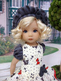 Dog Days - dress, beret, tights & shoes for Little Darling Doll or other 33cm BJD