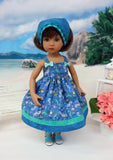 Dwarf Seahorse - dress, kerchief & sandals for Little Darling Doll or 33cm BJD