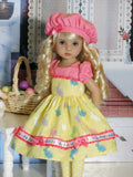 Easter Bunny - dress, hat, tights & shoes for Little Darling Doll