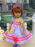 Easter Egg Hunt - dress, tights & shoes for Little Darling Doll