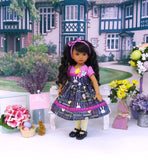 Easter Greetings - dress, tights & shoes for Little Darling Doll or 33cm BJD