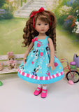 Easter Paws - dress, socks & shoes for Little Darling Doll or 33cm BJD