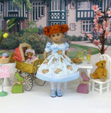 Easter Stroll - dress, tights & shoes for Little Darling Doll or 33cm BJD