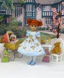 Easter Stroll - dress, tights & shoes for Little Darling Doll or 33cm BJD